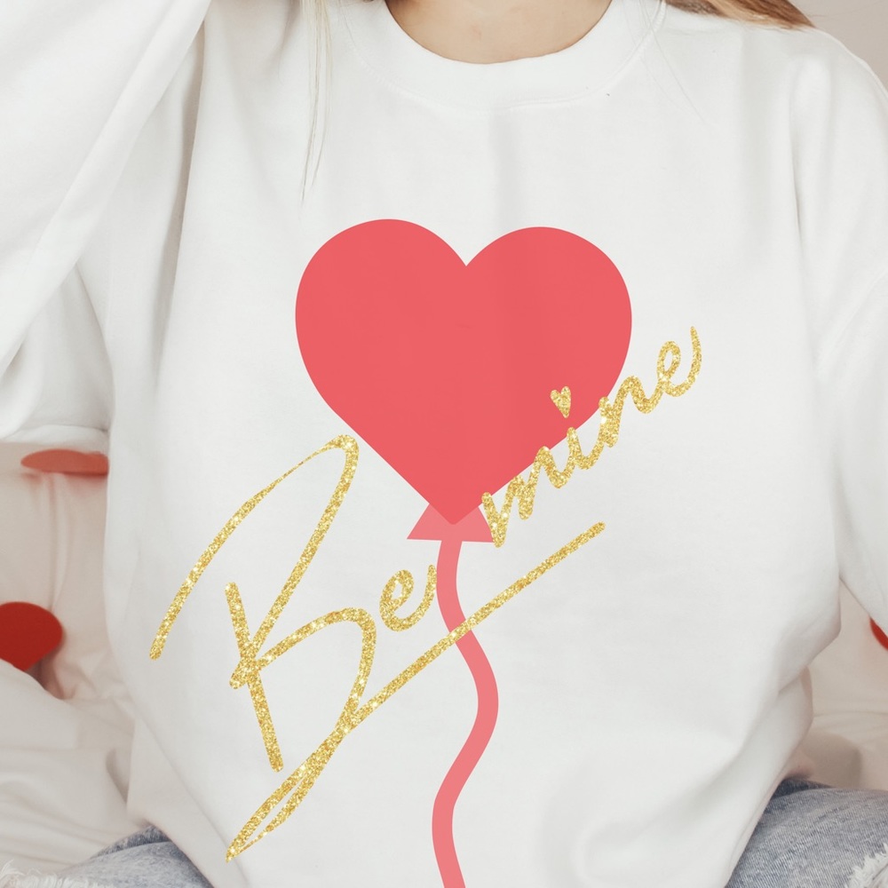 Be Mine Valentine Crewneck Sweatshirt, Valentine sweatshirt